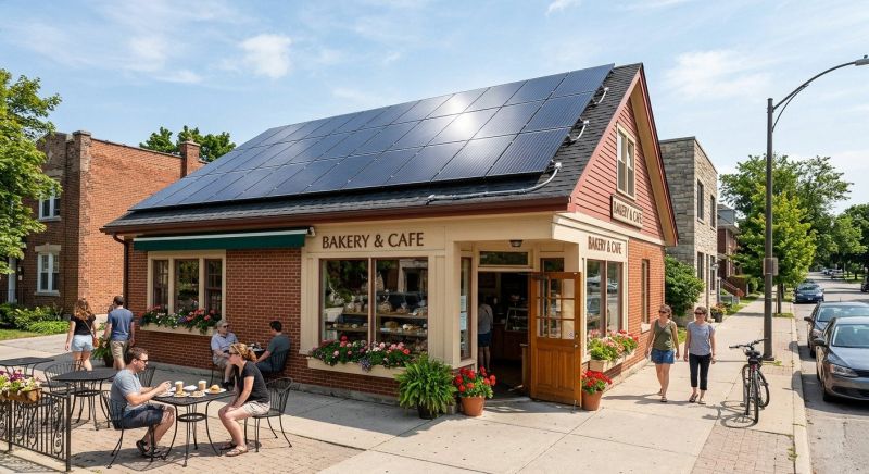 Commercial Solar Installation project example